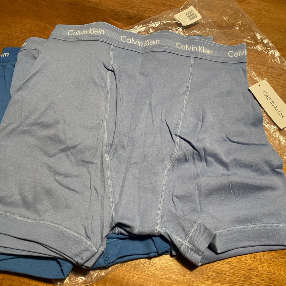 Calvin Klein Blue Boxer Briefs